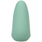 Love yourself with this pale green triangular egg shaped clitoral vibrator. Smooth surface at the bottom for easy holding.