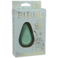 Love yourself with this pale green triangular egg shaped clitoral vibrator. Smooth surface at the bottom for easy holding. Packaged in pale green box with gold writing.