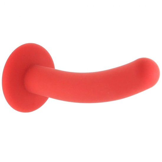 Lux Fetish Red Heart Strap on Harness & Silicone Dildo