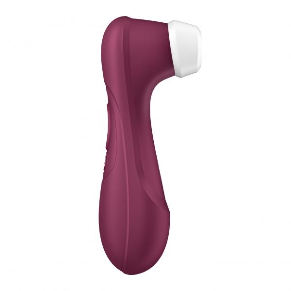 love yourself with the red clitoral stimulator with two interchangeable caps.