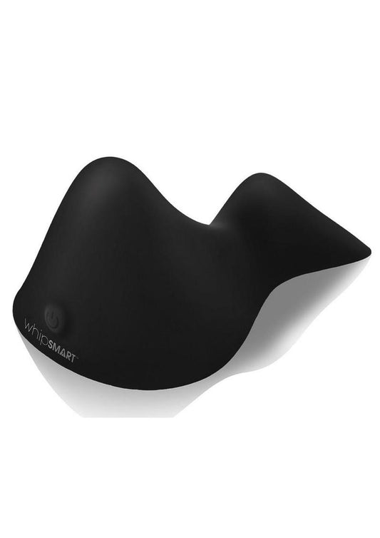 A saddle-like black pad with two humps for grinding. Circular button on one end for vibration. Love yourself with this amazing sex toy.