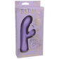 Small pale purple rabbit vibrator in pale purple box with gold lettering.