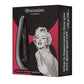black marble clitoral stimulator in black and red box with Marilyn Monroe pictured.