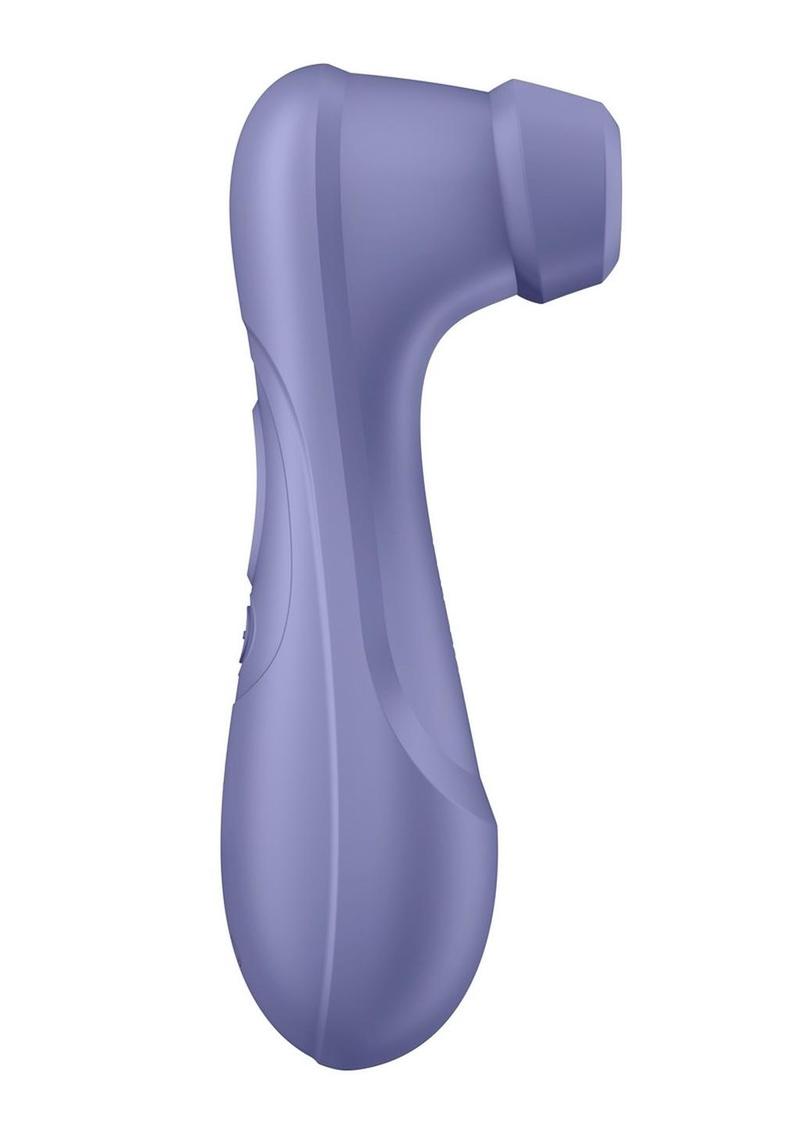 love yourself with the purple clitoral stimulator with two interchangeable caps.