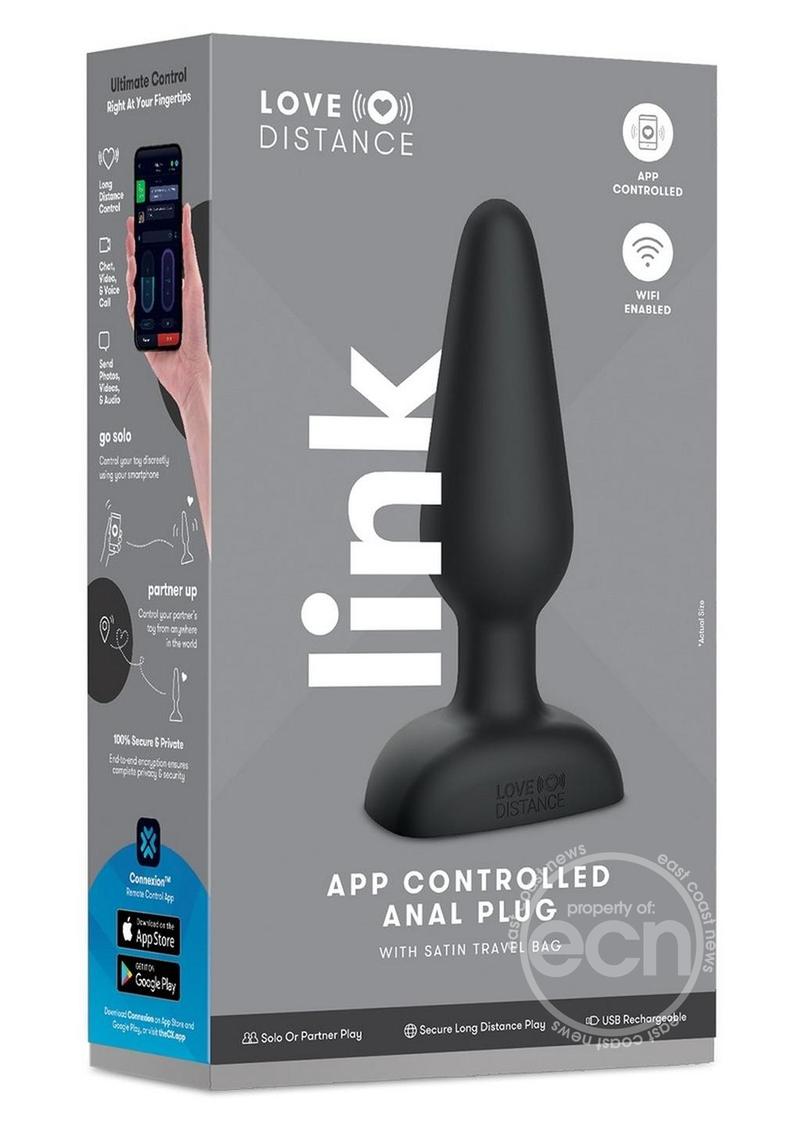 Link App Controlled Silicone Anal Plug