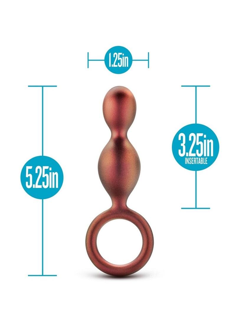 Copper Duo Loop Silicone Anal Plug