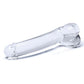 Realistic Curved Glass 7inch Dildo by Glas