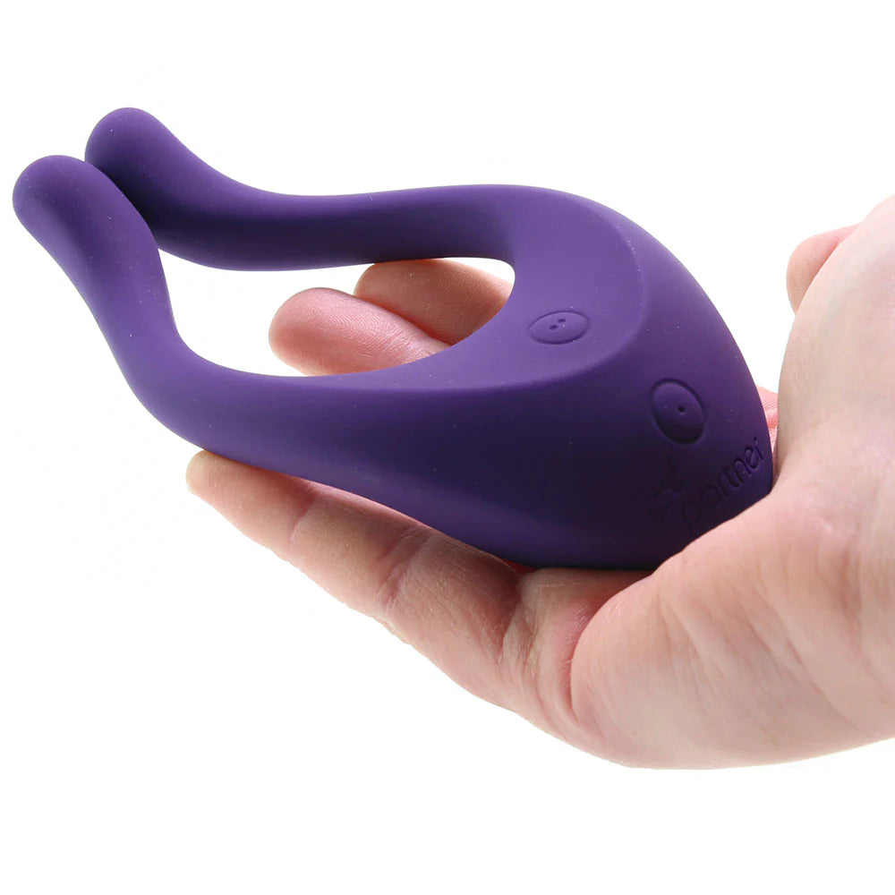 ring toy with two buttons for self-love or sex toy for couples