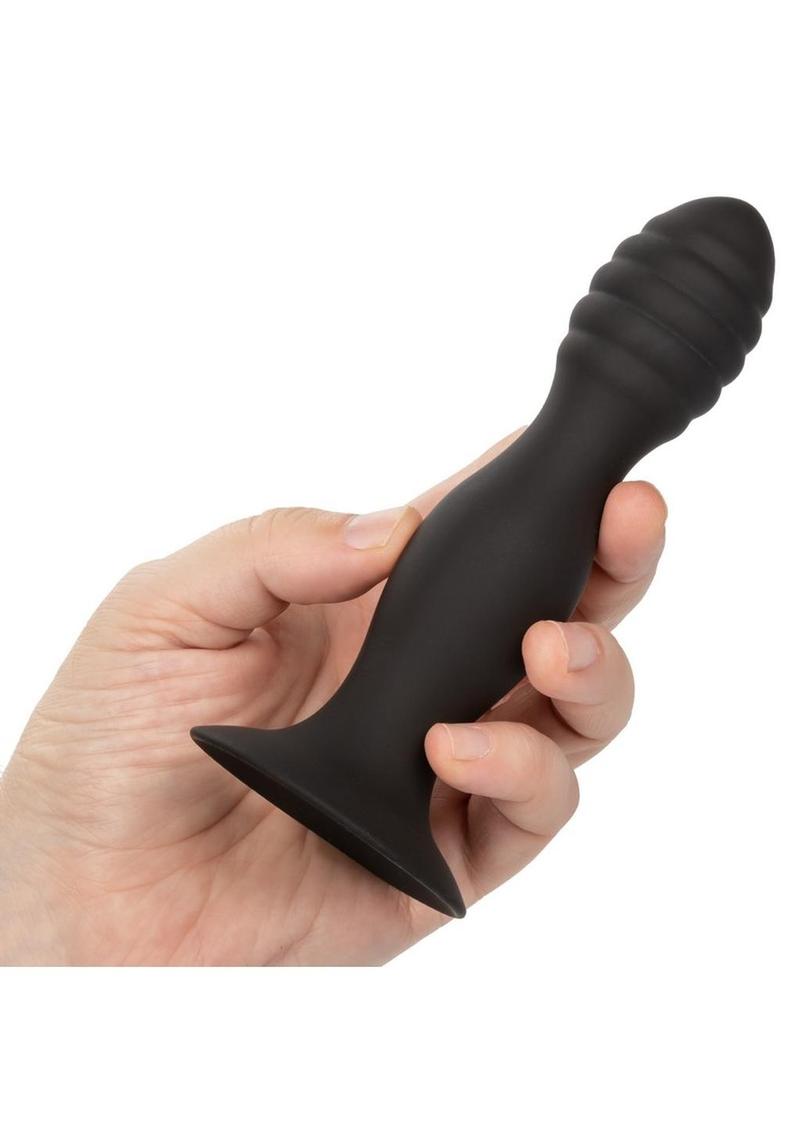 CalExotics Silicone Ribbed Anal Stud