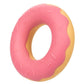 cock ring that looks like a strawberry glazed donut, fun adult sex toy